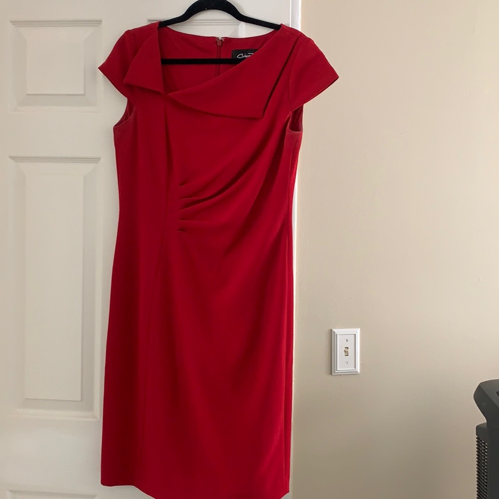 Elegant red dress